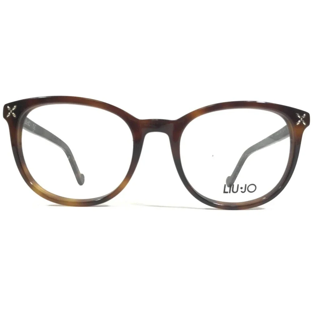Liu Jo Eyeglasses Frames LJ2665 215 Tortoise Round Cat Eye Oversized 52-19-135